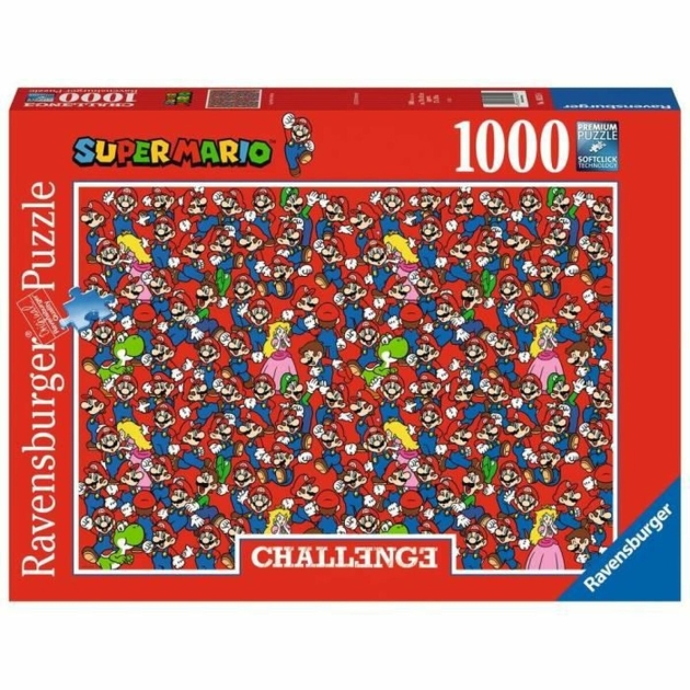 Dėlionė Super Mario Ravensburger 16525 Challenge 1000 Dalys