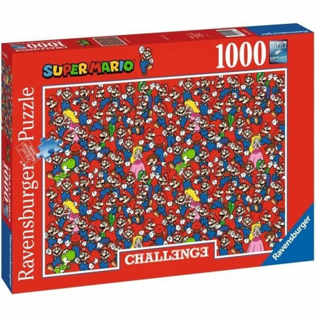 Dėlionė Super Mario Ravensburger 16525 Challenge 1000 Dalys