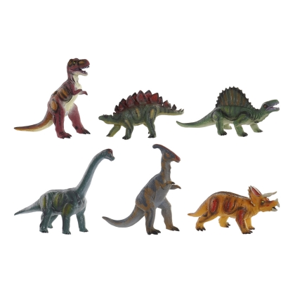 Dinozauras DKD Home Decor 6 Dalys 36 x 12,5 x 27 cm