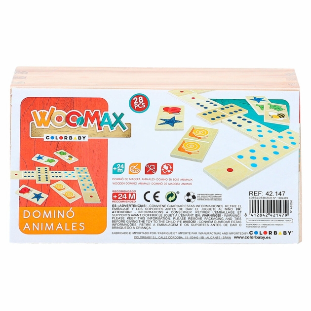 Domino Woomax gyvūnai (12 vnt.)