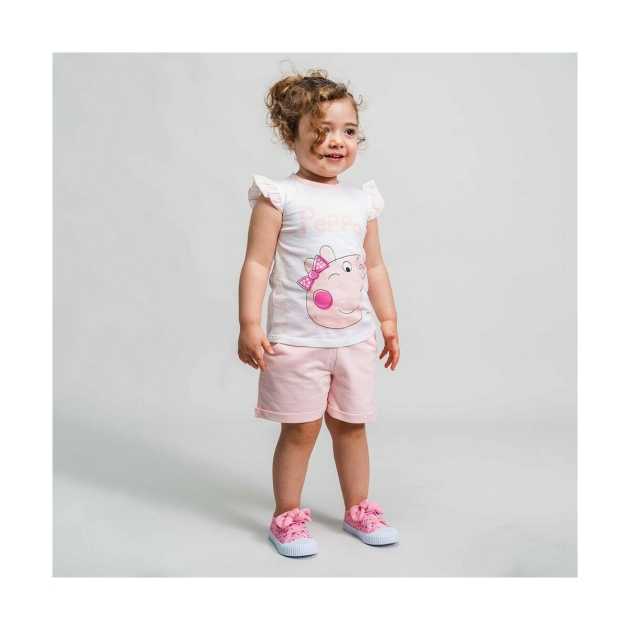 Drabužių rinkinys Peppa Pig Balta Vaikiškas