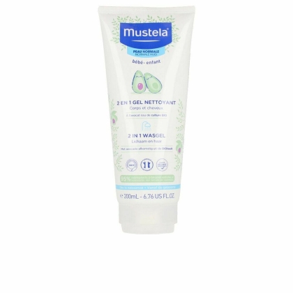 Dušo želė Mustela Bébé In 2 in 1 Kūdikis 200 ml