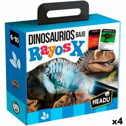 Edukacinis kūdikių žaidimas HEADU Dinosaurios Rayos X (4 vnt.)
