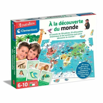 Edukacinis žaidimas Clementoni À la découverte du monde (FR)