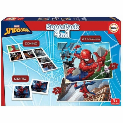 Edukacinis žaidimas Educa Superpack Spider-man Spalvotas (1 Dalys)