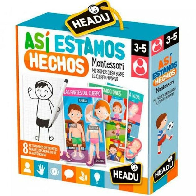 Edukacinis žaidimas HEADU Así Estamos Hechos Montessori (4 vnt.)