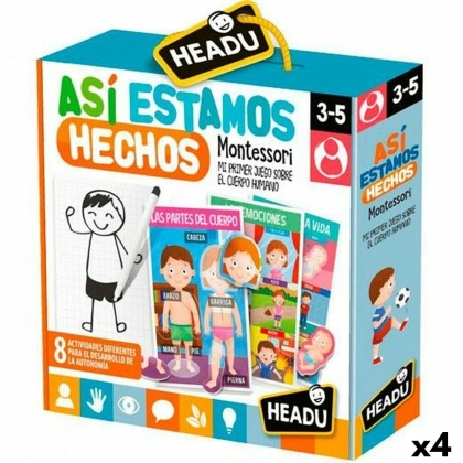 Edukacinis žaidimas HEADU Así Estamos Hechos Montessori (4 vnt.)