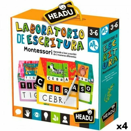 Edukacinis žaidimas HEADU Laboratorio de escritura Montessori (4 vnt.)