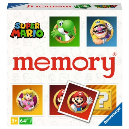 Edukacinis žaidimas Ravensburger Grand Memory - Super Mario Spalvotas