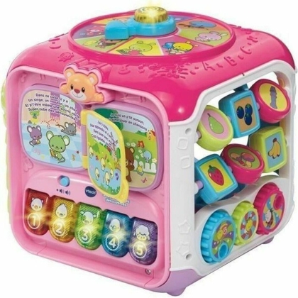 Edukacinis žaidimas Vtech Baby Super cube des découvertes rose