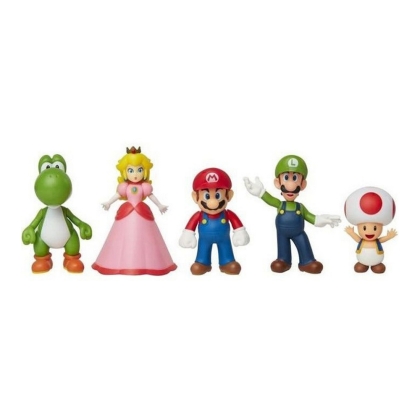 Figūrų rinkinys Super Mario Mario and his Friends 5 Dalys