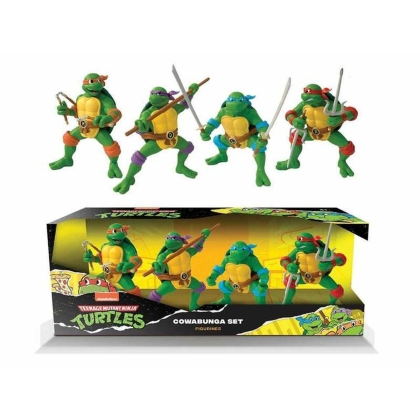 Figūrų rinkinys Teenage Mutant Ninja Turtles Cowabunga 4 Dalys