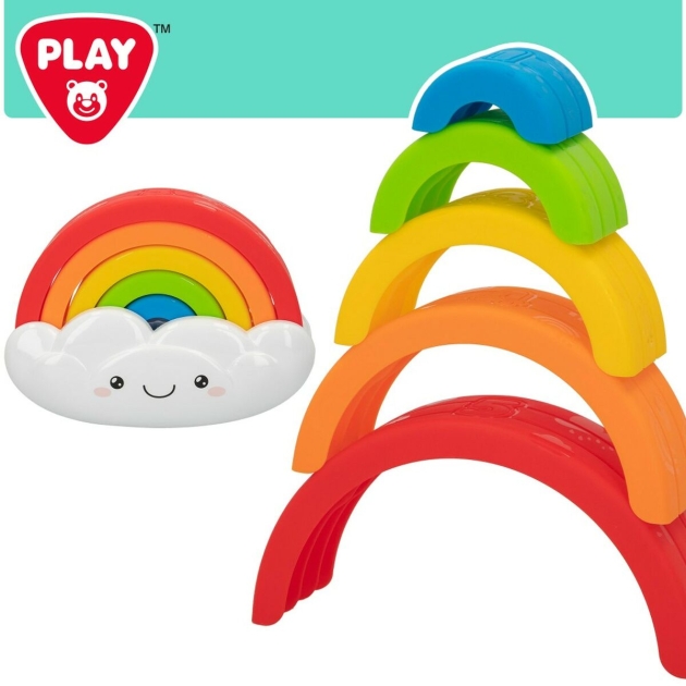 Įgūdžių žaidimas Kūdikiams PlayGo Vaivorykštė 6 Dalys 21,5 x 16 x 8,5 cm (6 vnt.)