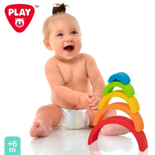 Įgūdžių žaidimas Kūdikiams PlayGo Vaivorykštė 6 Dalys 21,5 x 16 x 8,5 cm (6 vnt.)