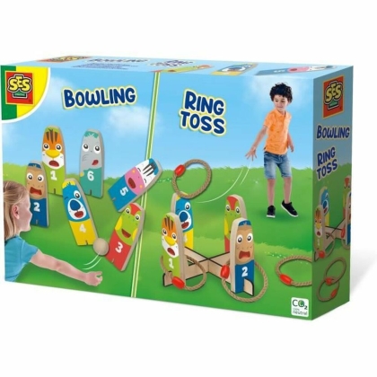 Įgūdžių žaidimas SES Creative Bowling and Ring Toss