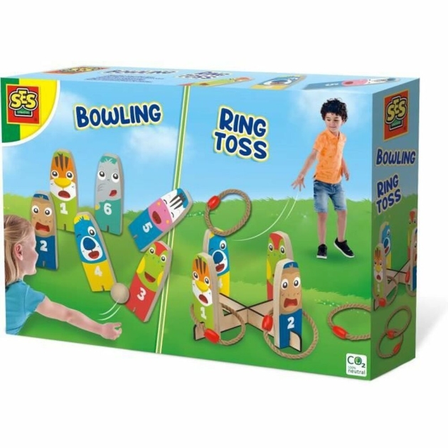 Įgūdžių žaidimas SES Creative Bowling and Ring Toss