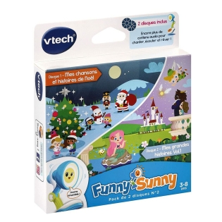 Interaktyvus žaislas vaikui Vtech Funny Sunny – Pack 2 Discs N ° 2 (FR)