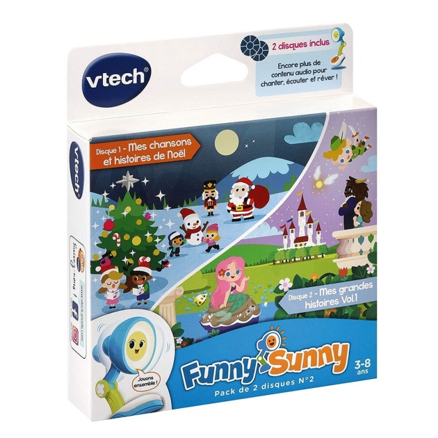 Interaktyvus žaislas vaikui Vtech Funny Sunny – Pack 2 Discs N ° 2 (FR)