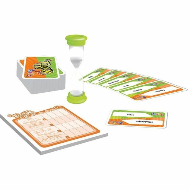 Klausimų ir atsakymų rinkinys Asmodee Time’s Up Family – Orange Version (FR)