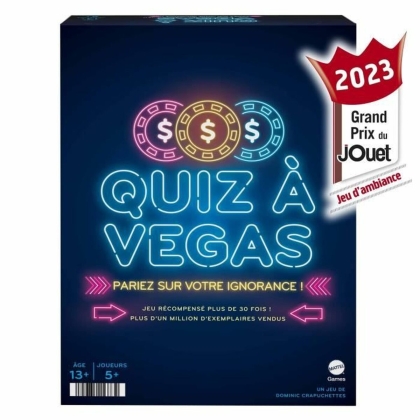 Klausimų ir atsakymų rinkinys Mattel Quiz à Vegas (FR)