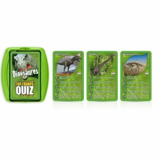 Klausimų ir atsakymų rinkinys Top Trumps Quiz Dinosaures