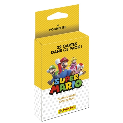 Kolekcionuojamų kortelių pakuotė Panini Super Mario 4 Vokai