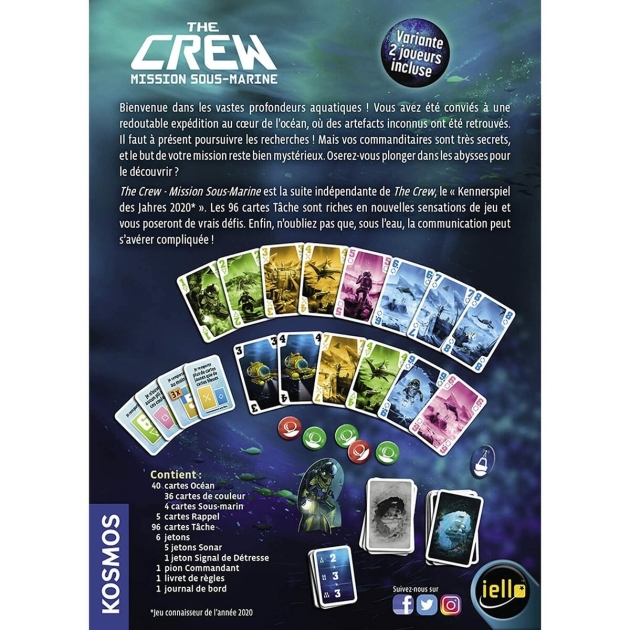 Kortų žaidimai Iello The Crew: Mission Sous Marine