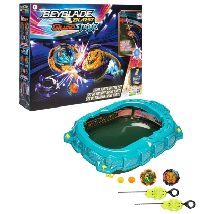 Kovinių giroskopų ir arenos rinkinys Beyblade Burst - Quad Strike