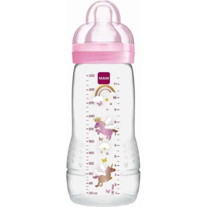 Kūdikio buteliukas MAM Easy Active 330 ml Rožinė