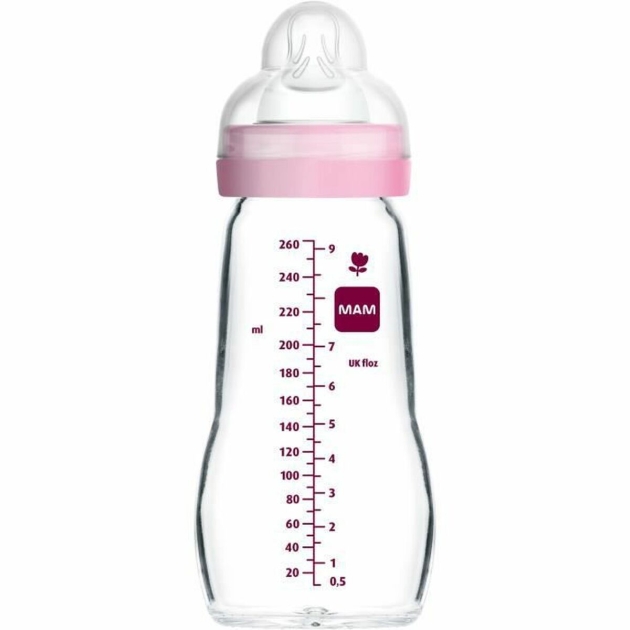 Kūdikio buteliukas MAM Rožinė 260 ml