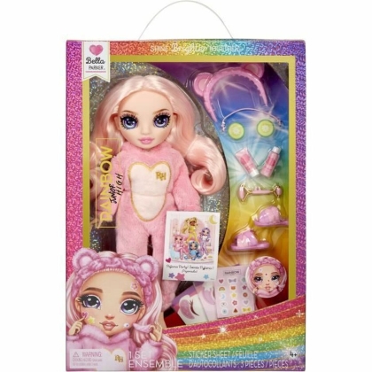 Kūdikio lėlė Rainbow High Pajama Party Bella (Pink)