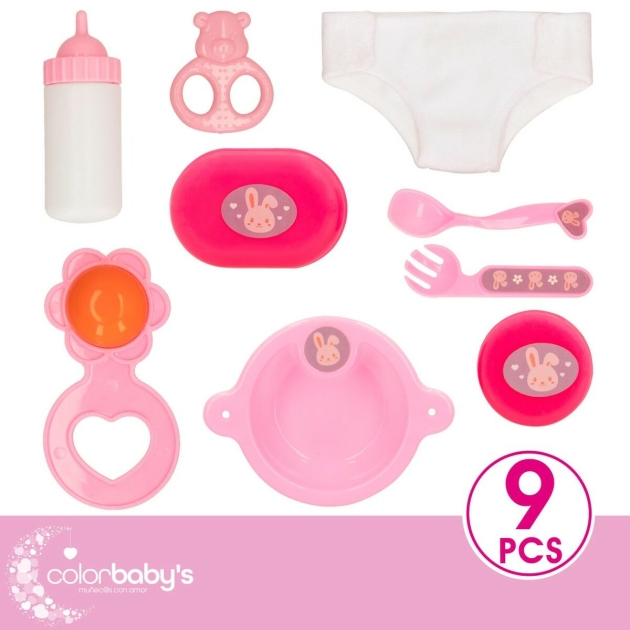 Kūdikių lėlė Colorbaby Minkšta 32 cm 10 Dalys 21 x 32 x 9 cm 4 vnt.