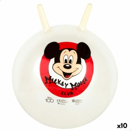 Lēkšana ar bumbu Mickey Mouse Ø 45 cm (10 vnt.)
