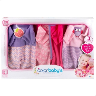 Lėlės drabužiai Colorbaby 3 Dalys 6 vnt.