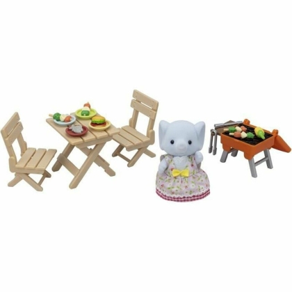 Lėlių namo priedai Sylvanian Families The Elephant Girl and Her Picnic Set