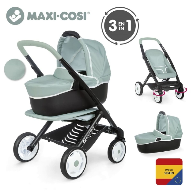 Lėlių vežimėlis Smoby Maxi Cosi Pushchair 64 cm
