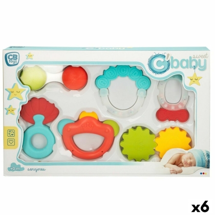 Linguojančių žaisliukų rinkinys Colorbaby 6 Dalys 12,5 x 1,5 x 6,5 cm (6 vnt.)
