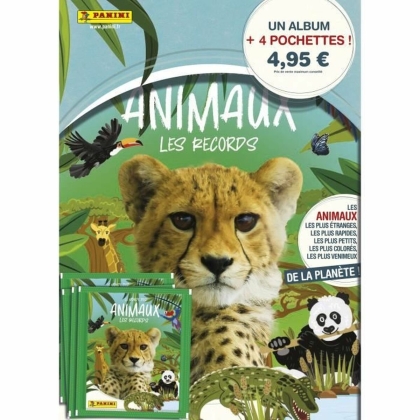 Lipdukų albumas Panini Le Monde des Animaux (FR)