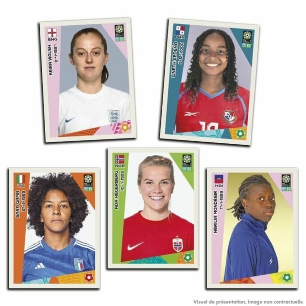 Lipdukų pakuotė Panini FIFA Women’s World Cup AU/NZ 2023 9 Vokai