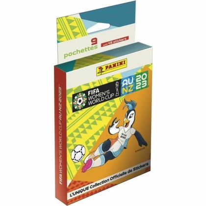 Lipdukų pakuotė Panini FIFA Women's World Cup AU/NZ 2023 9 Vokai