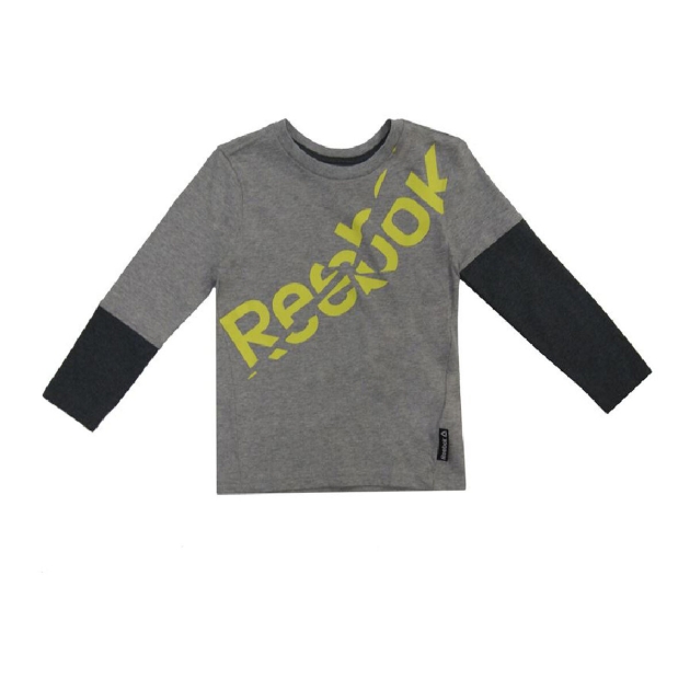 Marškinėliai su ilgomis rankovėmis Reebok B LS TEE Tamsiai pilka