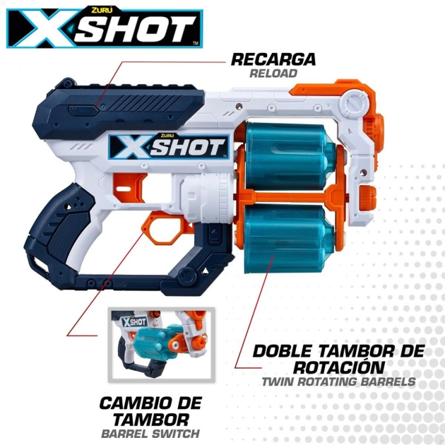 Minkštų strėlyčių šautuvas Zuru X Shot Excel Xcess TK 12