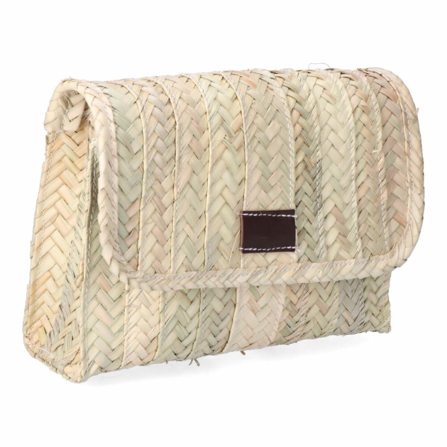 Moteriška Rankinė EDM Lola Palmės lapas Oda 27 x 20 cm