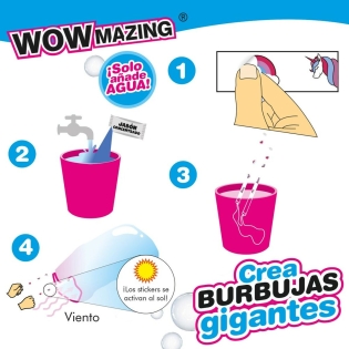 Muilo burbulai WOWmazing Unicorn (16 vnt.)