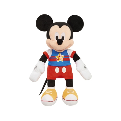 Muzikinis pliušinis žaislas Famosa MCC13 Mickey Mouse Šviesa su garsu Poliesteris Plastmasinis Spalvotas (33 cm)