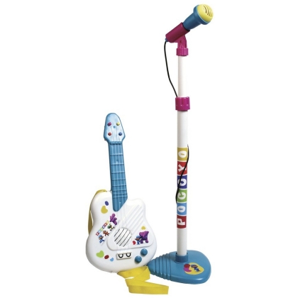 Muzikinis žaislas Pocoyo Mikrofonas Kūdikių gitara