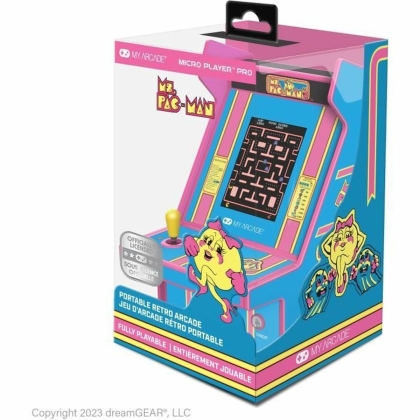 Nešiojama žaidimų konsolė My Arcade Micro Player PRO - Ms. Pac-Man Retro Games Mėlyna