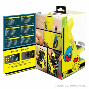 Nešiojama žaidimų konsolė My Arcade Micro Player PRO – Pac Man Retro Games Geltona