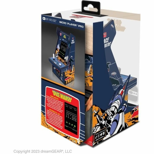 Nešiojama žaidimų konsolė My Arcade Micro Player PRO – Space Invaders Retro Games