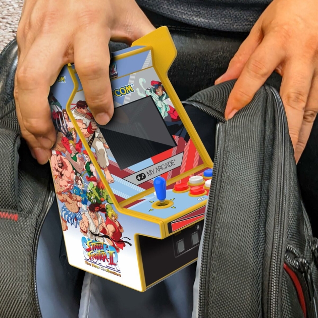 Nešiojama žaidimų konsolė My Arcade Micro Player PRO – Super Street Fighter II Retro Games